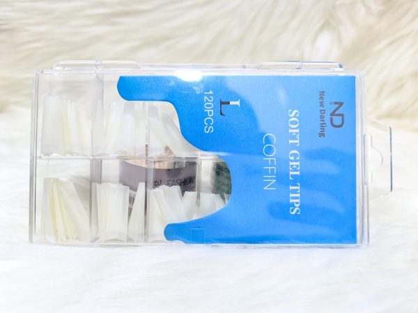 Nails/Soft gel tips(coffin)