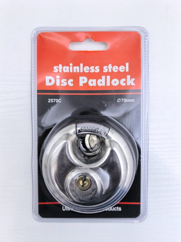 STAINLESS STEEL DISC PADLOCK
