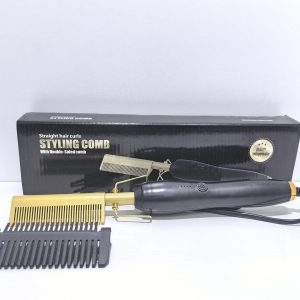 Straight Hair Curls Styling Comb