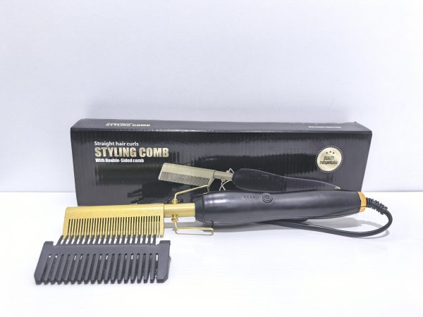 Straight Hair Curls Styling Comb