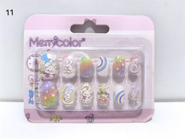 MERRY COLOUR NAILS 12PCS - KIDS - Image 12