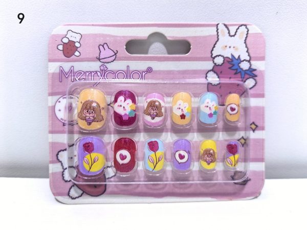 MERRY COLOUR NAILS 12PCS - KIDS - Image 10