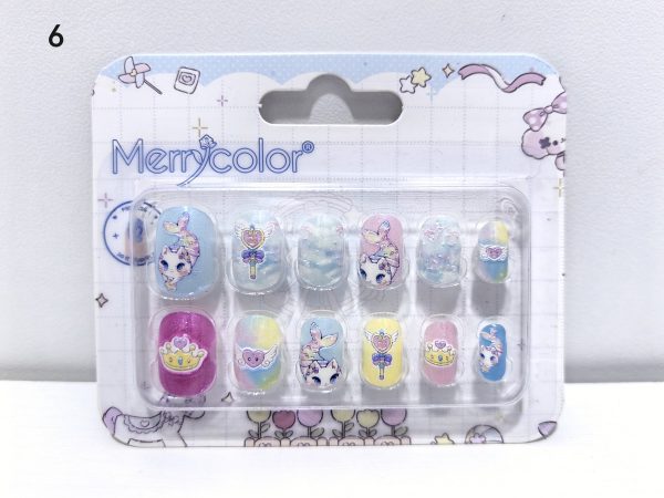 MERRY COLOUR NAILS 12PCS - KIDS - Image 7