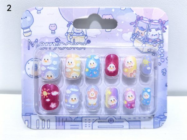 MERRY COLOUR NAILS 12PCS - KIDS - Image 3