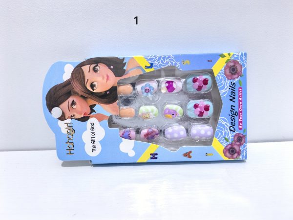 HOHOGIRL CHILDRENS NAILS 12 PCS