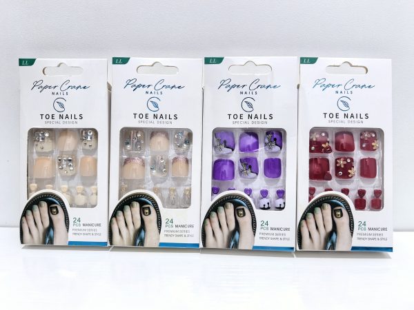 PAPER CRANE STYLISH TOE NAILS