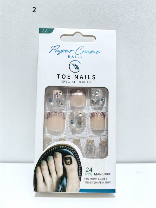 PAPER CRANE STYLISH TOE NAILS - Image 3