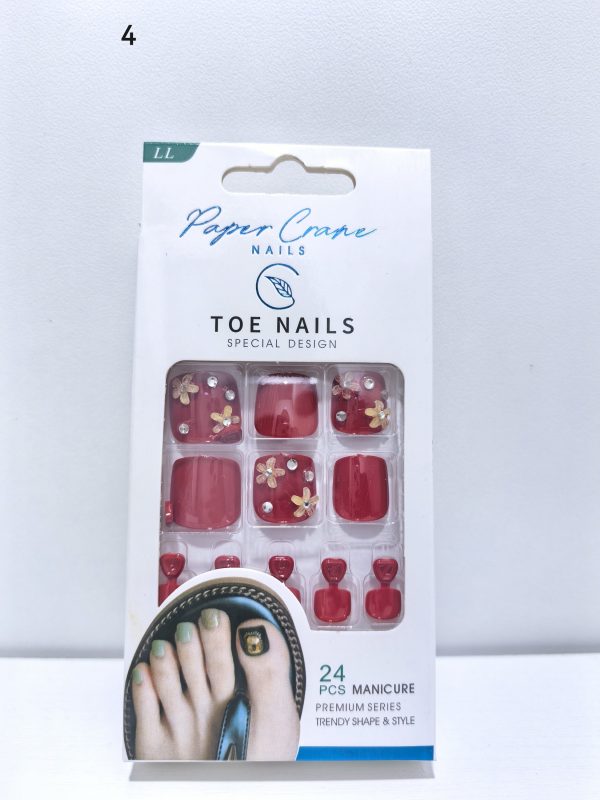 PAPER CRANE STYLISH TOE NAILS - Image 5
