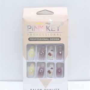 PINK KEY TASTEFUL NAILS