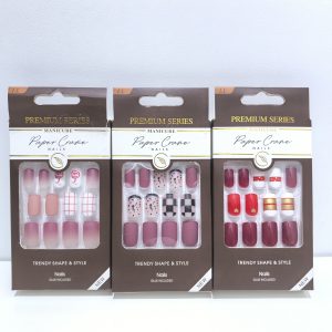 TRENDY STYLED PAPER CRANE NAILS – SHORT LENGTH