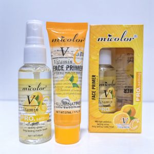 MICOLOR VITAMIN C FACE PRIMER ＆ PRO SETTING SPRAY