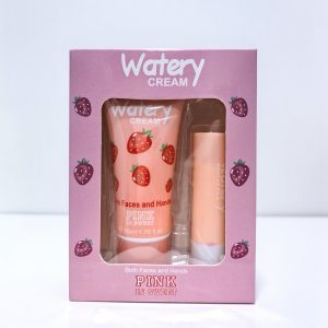 STRAWBERRY – WENDY BEAUTY WATERY CREAM FOR FACE AND HANDS ＋LIPGLOSS