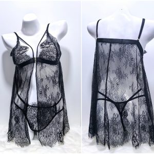 SEXY BLACK LINGERIE