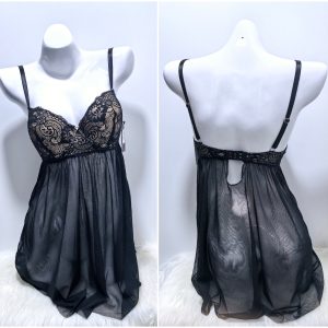 SEXY BEIGE/BLACK LINGERIE
