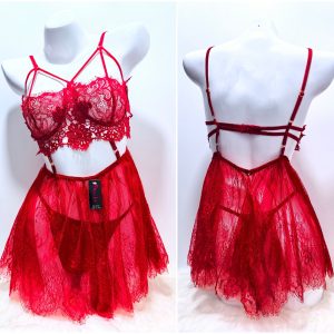 SEXY RED LINGERIE