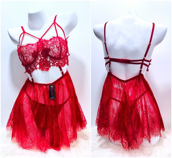 SEXY RED LINGERIE