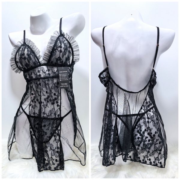 SEXY BLACK LINGERIE