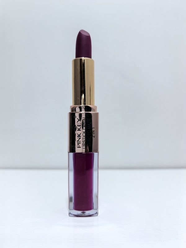 PINK KEY 2 IN 1 LIPSTICK ＆ LIP GLOSS no3