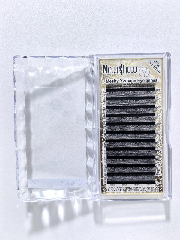 NEW SHOW - MESHY Y-SHAPED EYELASHES -MIX 9-15mm