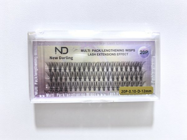NEW DARLING - 20P INDIVIDUAL LASHES 20P-0.10-D-12mm