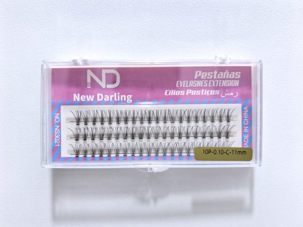 NEW DARLING INDIVIDUAL EYELASH EXTENSIONS 10P-0.10-C-11mm