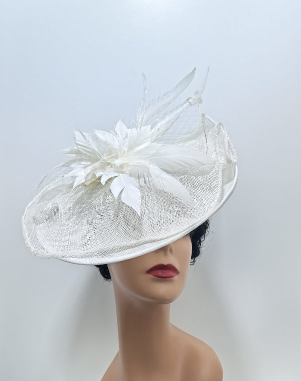 FASCINATOR HAT-WH