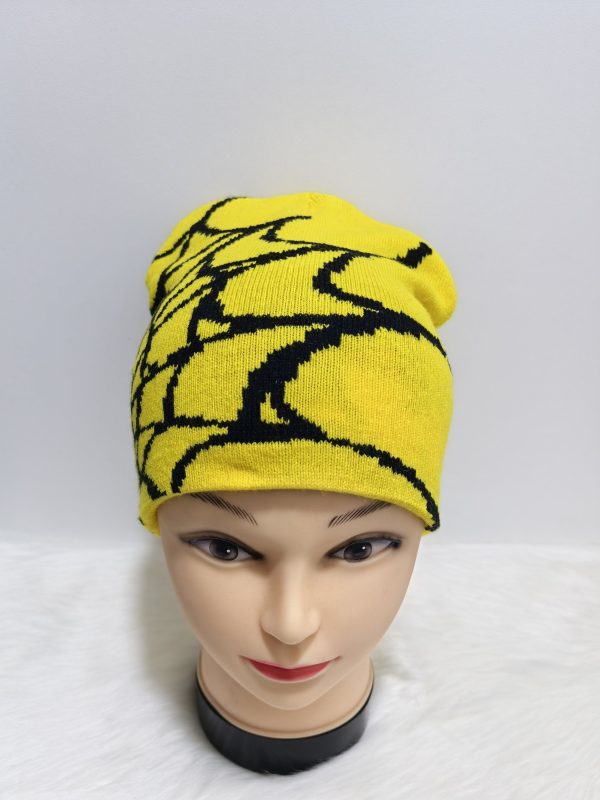 Spider-Web Jacquard Knitted beanie