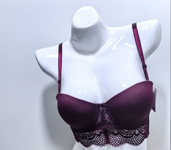 MAROON CORSET BRA