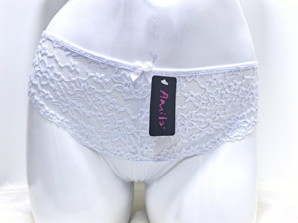 WOMEN'S WHITE FLORAL UNDERWEAR