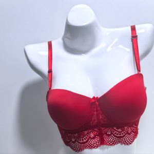 RED CORSET BRA