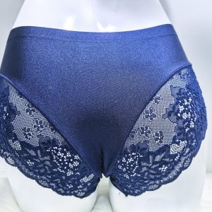 WOMENS NAVY SEAMLESS SILKY UNDERWEAR