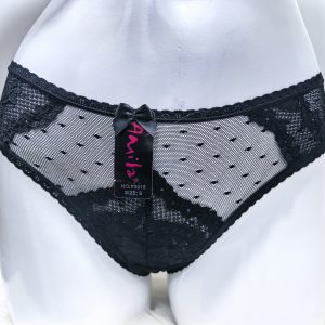 WOMENS’ BLACK LACE UNDERWEAR