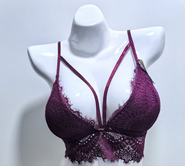 MAROON WIRELESS BRA