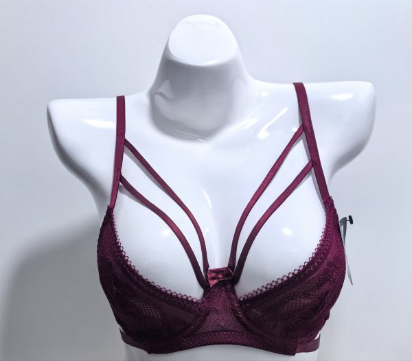 SEXY MAROON NON-PADDED BRA