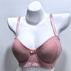 PINK LACE BRA