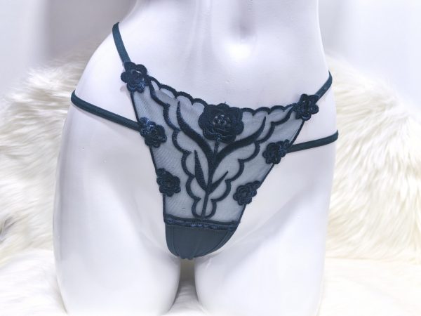 GREEN SEAMLESS G-STRING UNDERWEAR