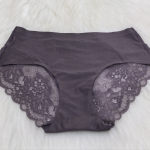 WOMENS PURPLE SEAMLESS SILKY UNDERWEAR