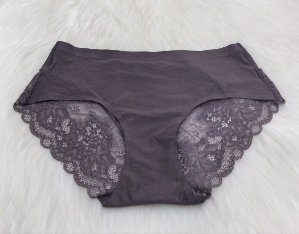 WOMENS PURPLE SEAMLESS SILKY UNDERWEAR