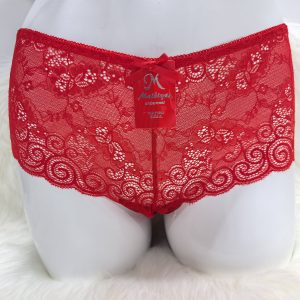 WOMEN’S RED LACE SEAMLESS UNDERWEAR