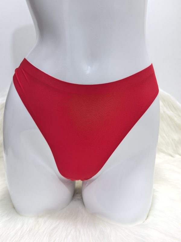 RED WOMEN'S SOFT FIT THONG
