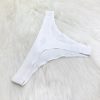 WHITE WOMEN'S SOFT FIT THONG - Image 2