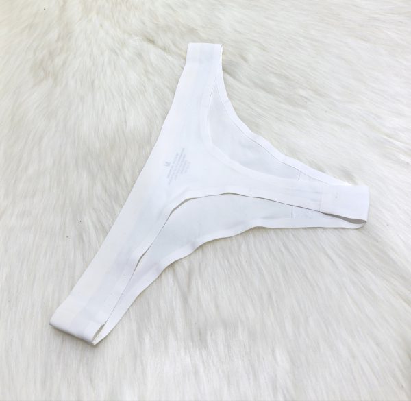 WHITE WOMEN'S SOFT FIT THONG - Image 2