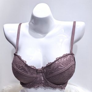 BROWN LACE BRA