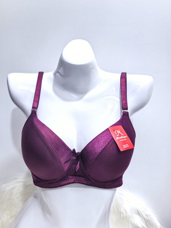 MAROON BRA