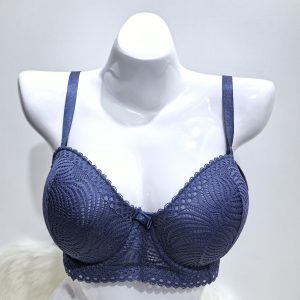 GREY LACE BRA