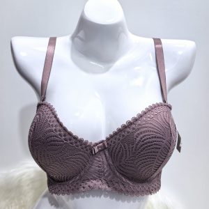 BROWN LACE BRA