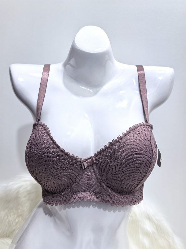 BROWN LACE BRA