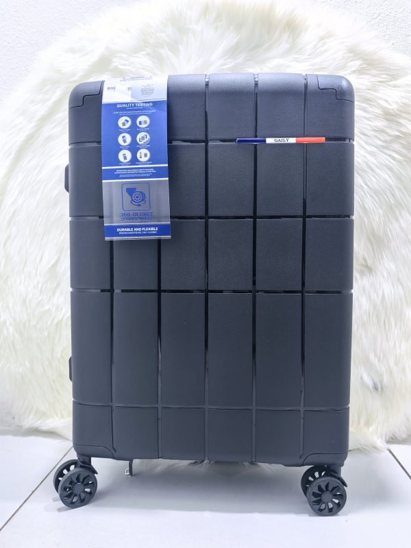 BLACK GAILY SUITCASE - MEDIUM