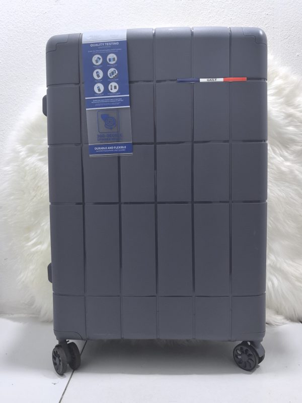 BLACK GAILY SUITCASE - LARGE